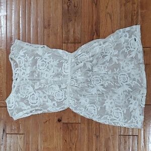 Hollister lace dress beach cover up